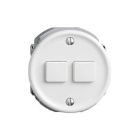 Bedienaufsatz zu Druckschalter 2K/2T Sdue Wiser weiss