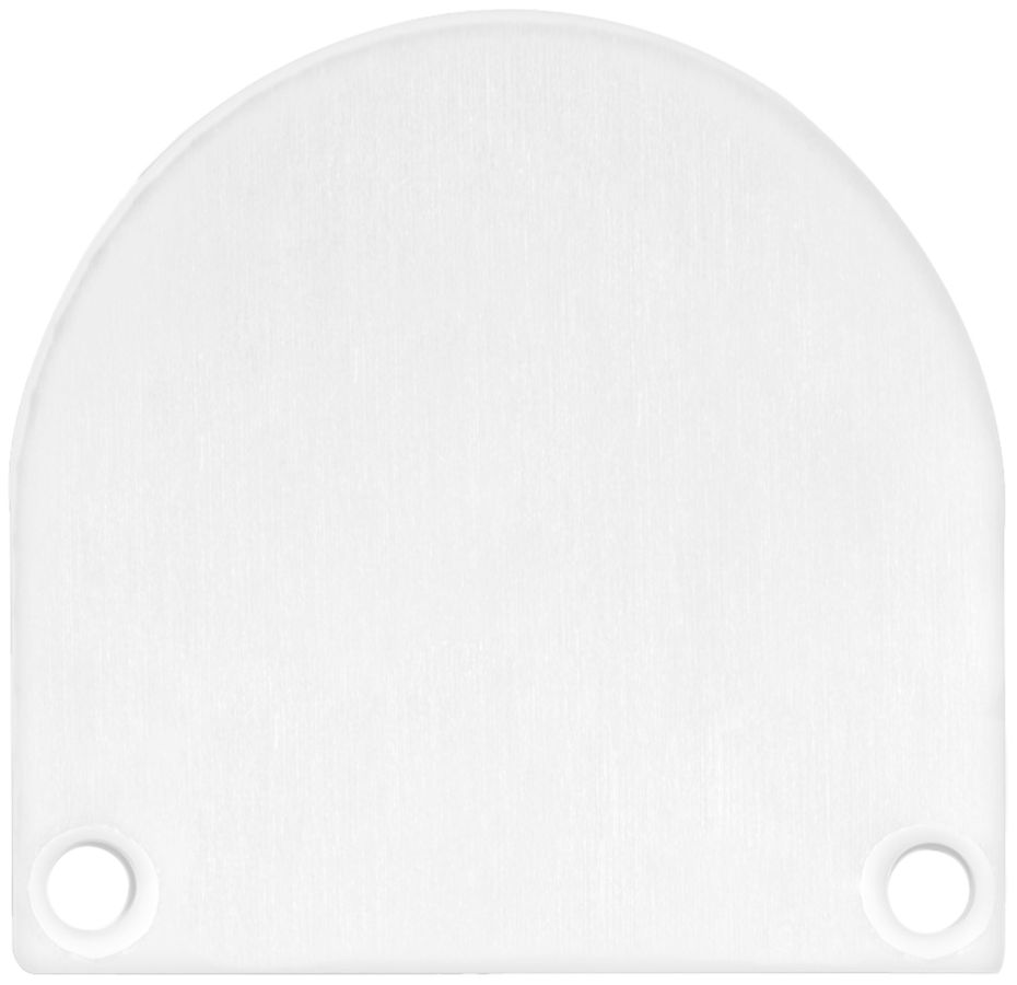 Embout DOTLUX pour profilé/cache aluminium 9M/10M blanc 2 pcs avec vis