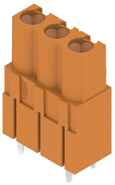 Buchsenleiste WM Signal BLL 5.08/03/180 3.2SN OR BX TB 3L 90° 5.08mm or