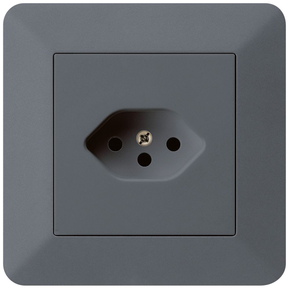 UP-Steckdose kallysto.trend T13 anthrazit mit Kinderschutz