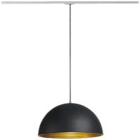 Lampada a sospens.SLV FORCHINI M E27 40W con adattatore 1-fase IP20 nero/oro