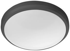 Plafoniera LED Philips Doris 6W 600lm 2700K IP54 Ø220mm nero