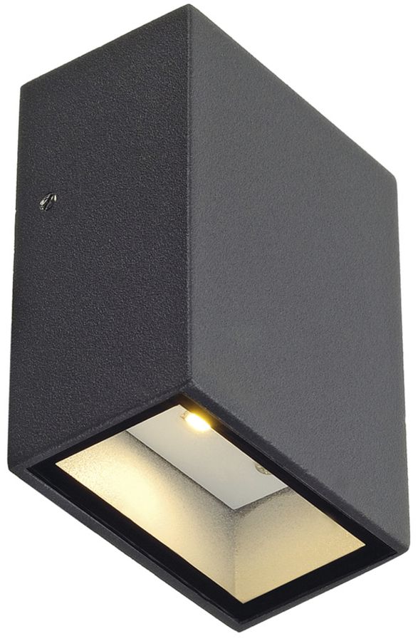 Applique LED SLV QUAD 1, 3W 260lm 3000K IP44 anthracite