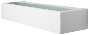 Applique LED SG Edge 7W 595lm 827 IP65 VAR indirect 320×103mm blanc