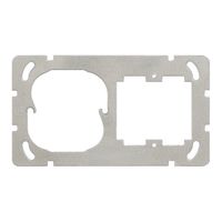 Plaque de fixation grd.I-I pour X 1185-. freenet 137×77mm horiz.