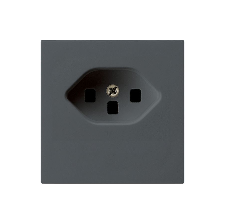 UP-Steckdose kallysto T23 anthrazit Schraubklemmen