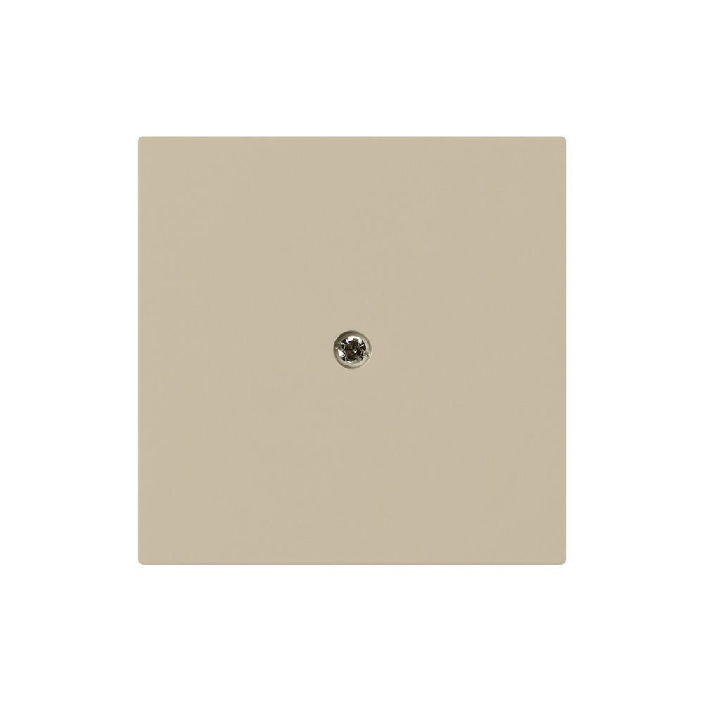 Placca frontale kallysto beige per 60×60mm per copertura cieca
