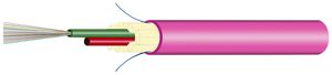 Kabel FO Universal H-LINE Dca 24×G50/125 OM4 Ø9.9mm 3000N violett
