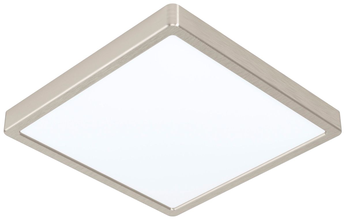 LED-Deckenleuchte Eglo FUEVA 21W 0…2700lm 2700…6500K IP44 DIM 390×25mm Nickel