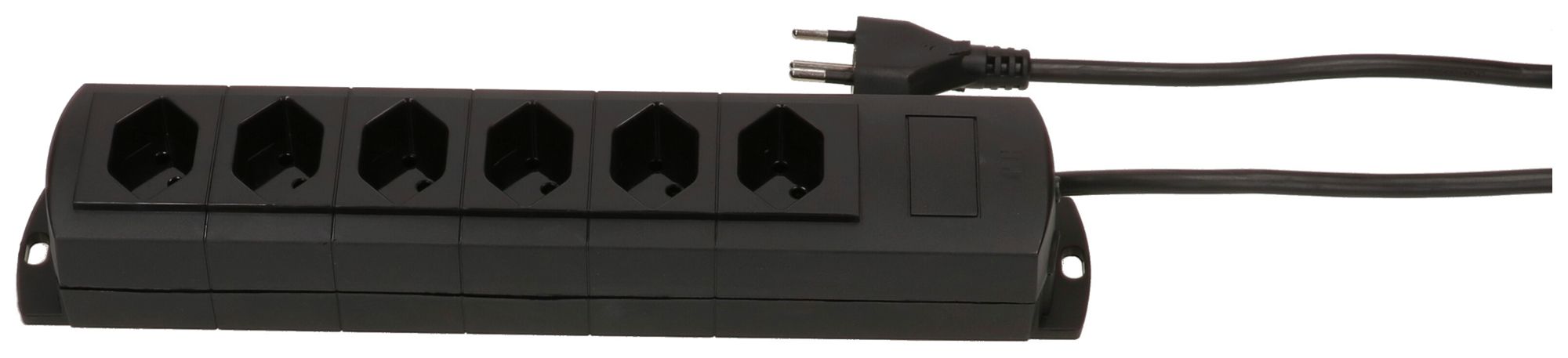 Prise multiple MH PRIME LINE 10A 6×T13 15m noir