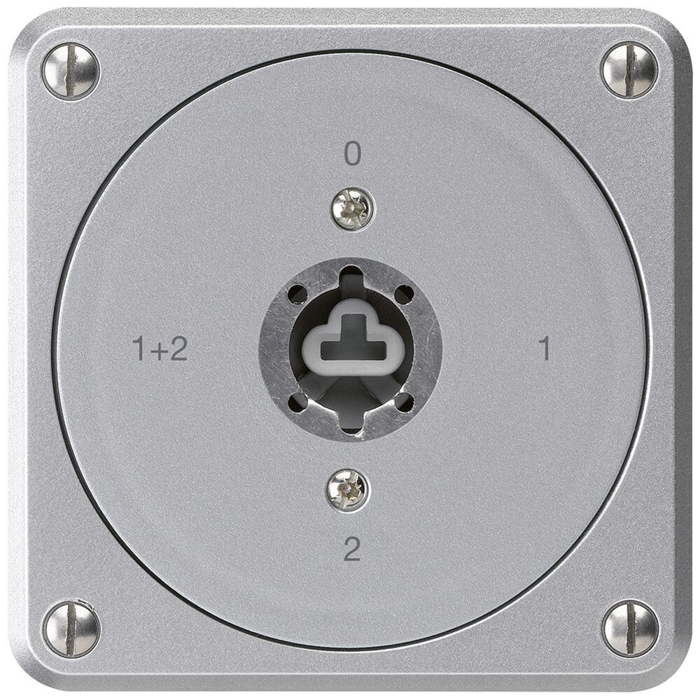 Interrupteur à clé ENC robusto sans clapet sans cylindre 1/1P aluminium