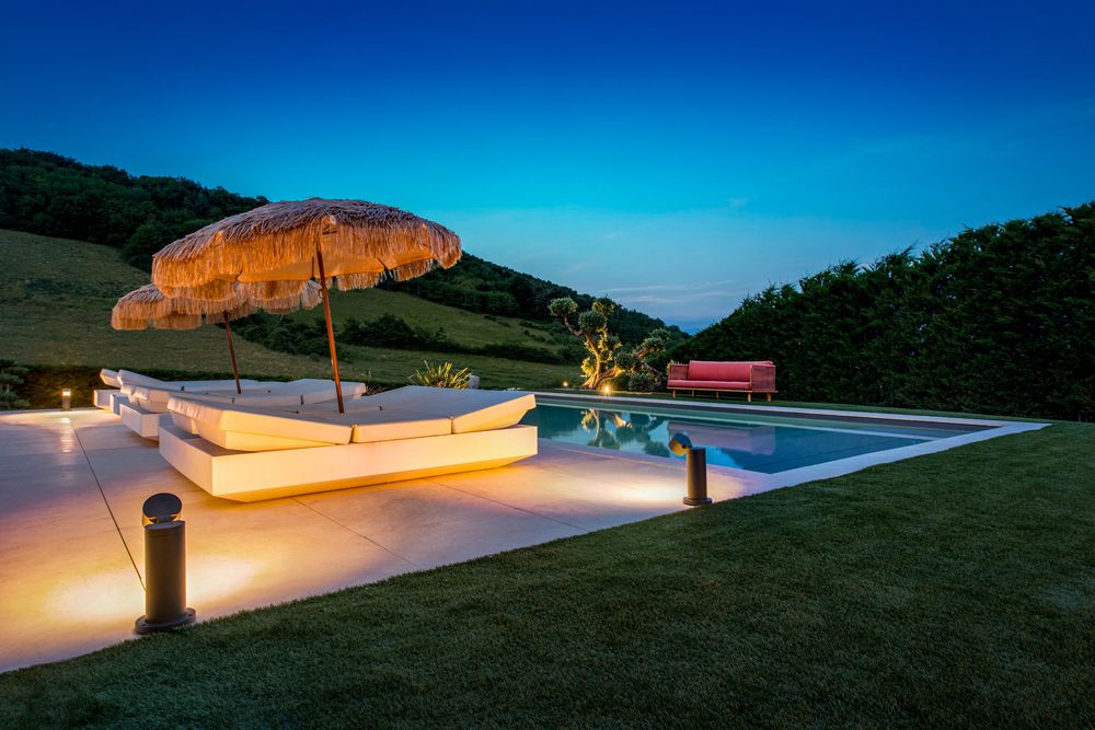 LED-Wegeleuchte SLV R-CUBE 35 15W 800lm 2700/3000K IP65 Ø100×350 anthrazit