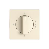 Montageset EDIZIO.liv SNAPFIX® f.Drehschalter m.Griff 0-1-1+2-2 cr