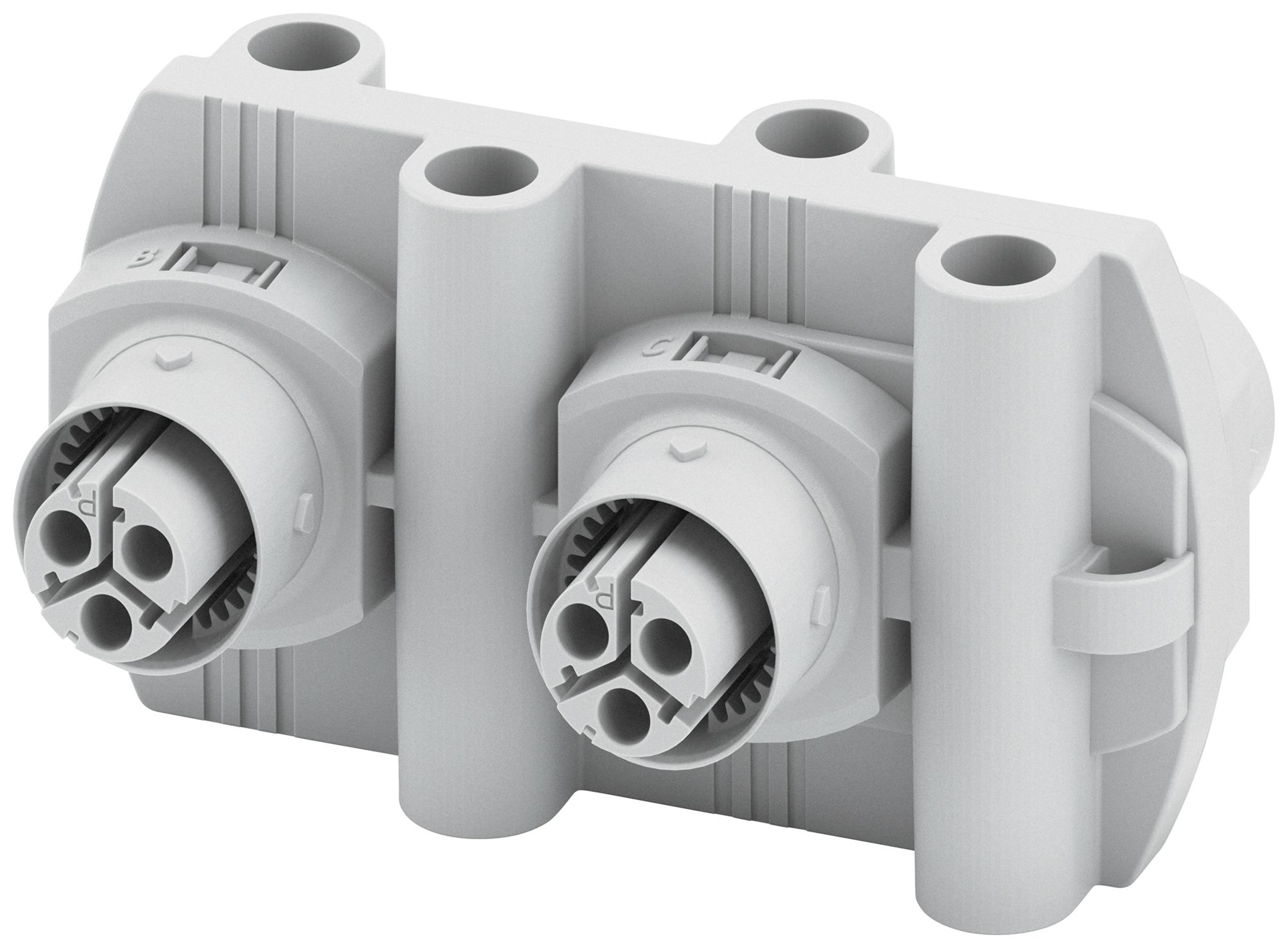 Distributeur en H PX IPD H 3P2,5 GY 3P 3×sortie 1×entrée