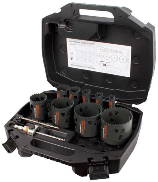 Lochsägen-Set MANDREX UltraXcut 12 Werkzeuge