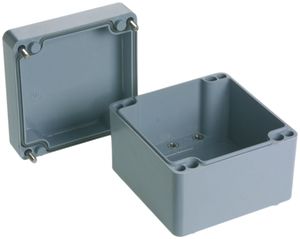 Scatola AP PEs 122×120×90mm grigio chiaro IP65 Lithos