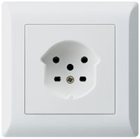 UP-Steckdose kallysto.line T15 weiss Schraubklemmen