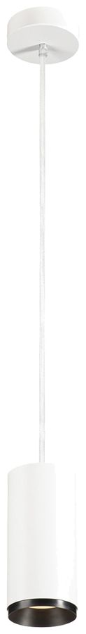 LED-Pendelleuchte SLV NUMINOS M PHASE 20W 1970lm 3000K 36° Ø85×185mm weiss