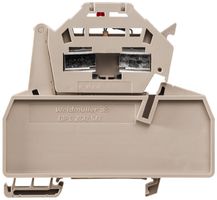 Morsetto fusible WM ZSI 2.5/2/LD 28AC connessione a molla 2.5mm² TS35 beige