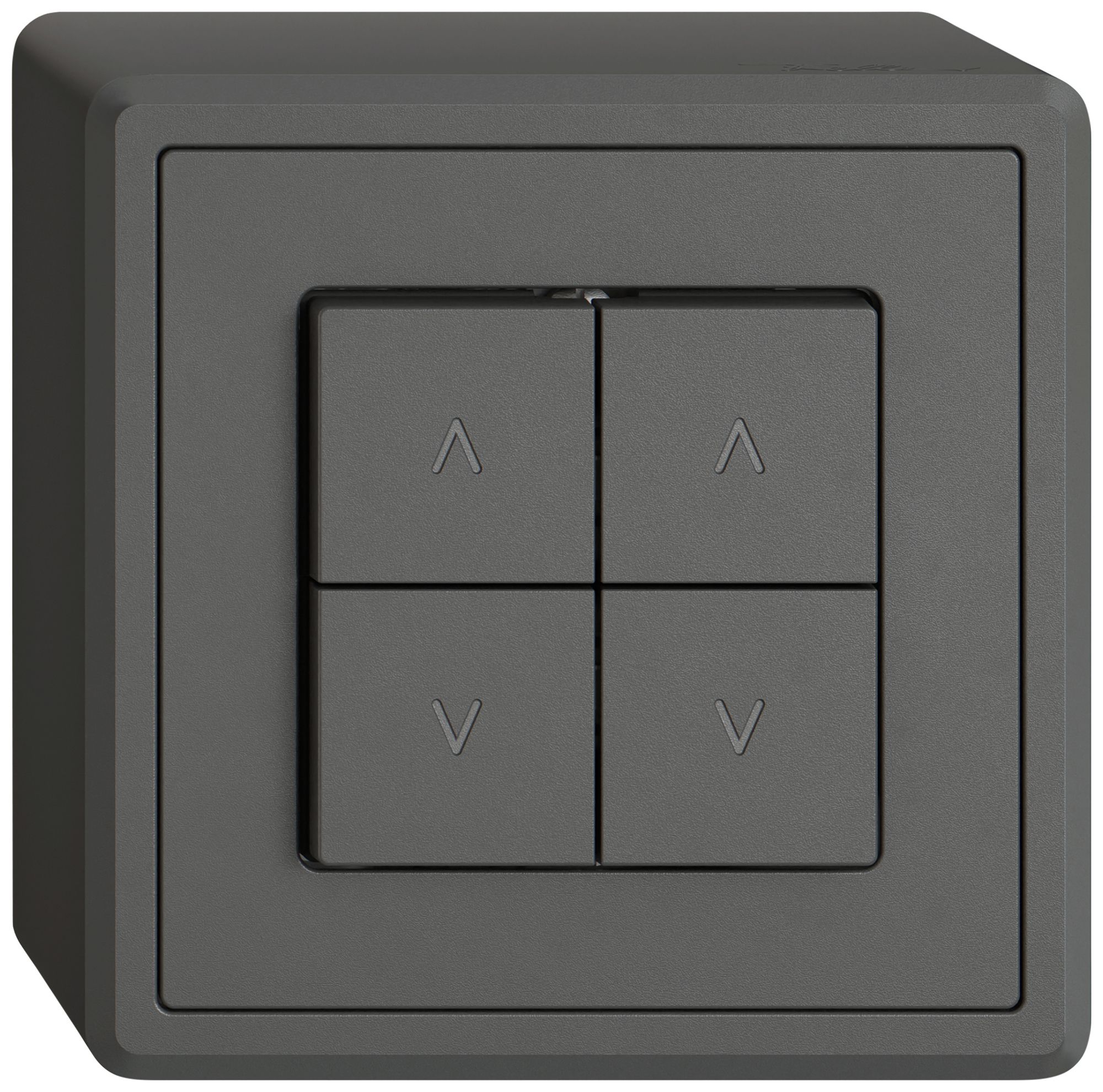 AP-Storentaster EDIZIO.liv SNAPFIX® 10A 250V 4 Tasten 2 Kanäle dgu