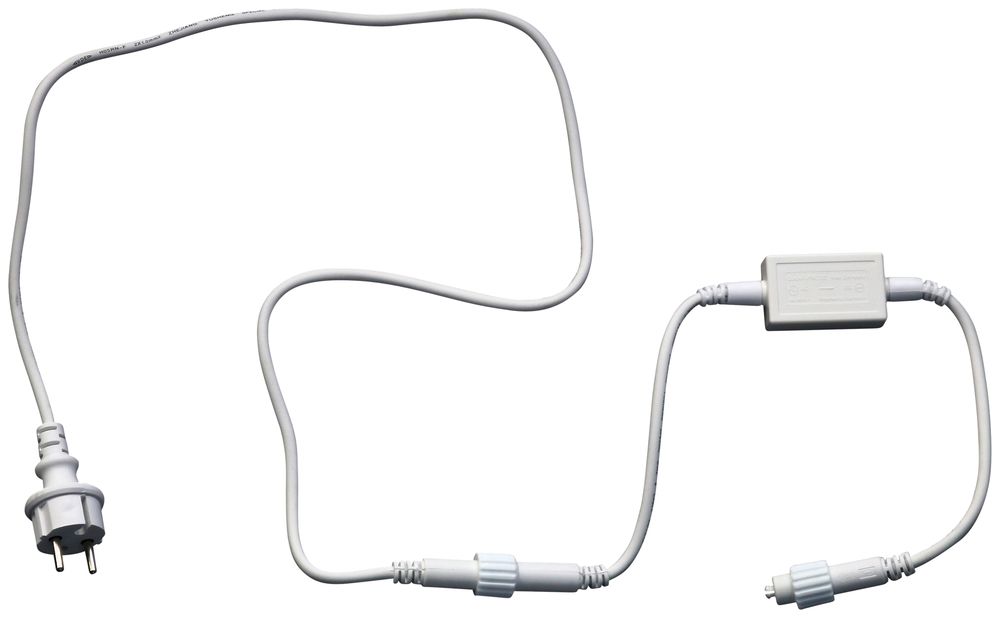 Cavo d'alimentazione AC/DC LED MK per QuickFix, bianco