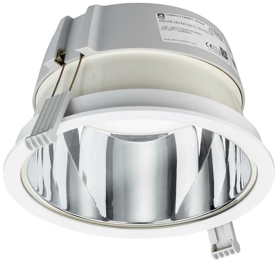 LED-Downlight Philips LuxSpace Compact C PG 13.4W 2500lm 840 WB Ø214mm weiss