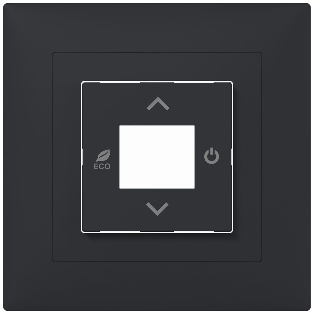 Set frontale INC ABB SIDUS antracite per Termostato ambient.free@home