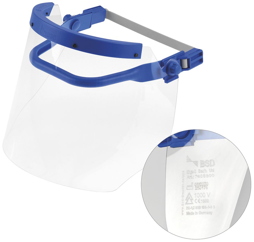 Gesichts-Schutzschirm CIMCO 1000V Klasse 2 nach DIN EN 166