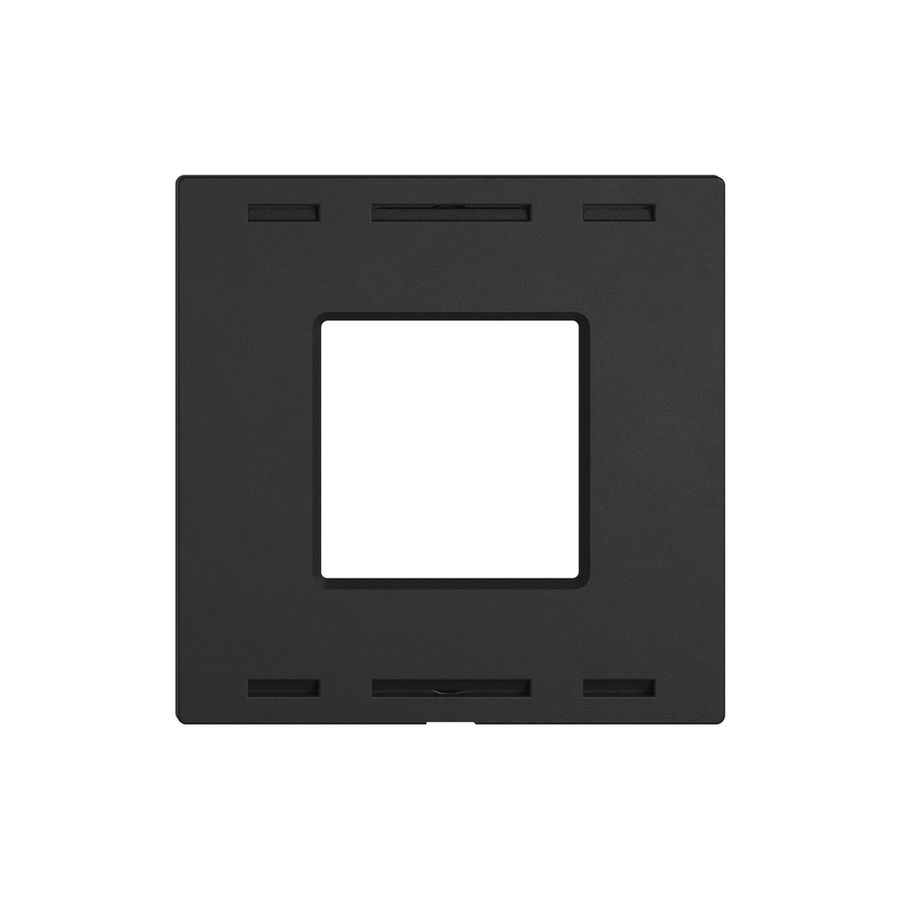 Abdeckset EDIZIO.liv Wiser SNAPFIX® Thermostat schwarz