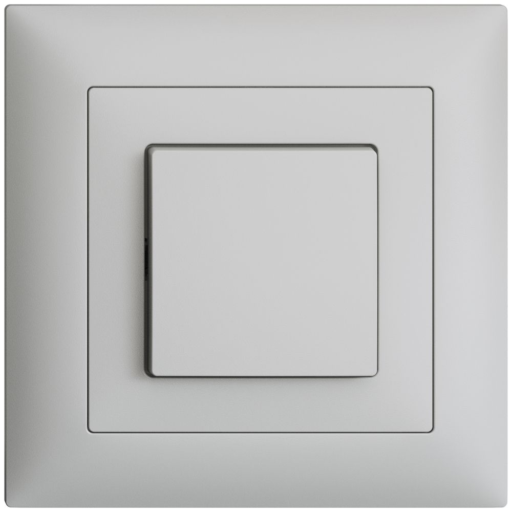 UP-Schalter EDIZIOdue 6/1L hellgrau