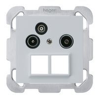 UP-Antennendose R/TV-Daten kallysto HMS B 2GHz 10.5db hellgrau