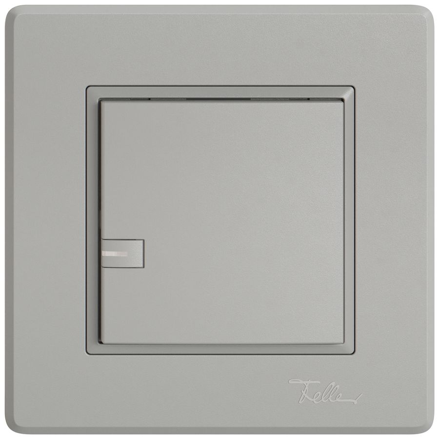 Pulsante KNX RGB INC EDIZIO.liv SNAPFIX® sensore temp.RGB-LED 1× com.1T grc