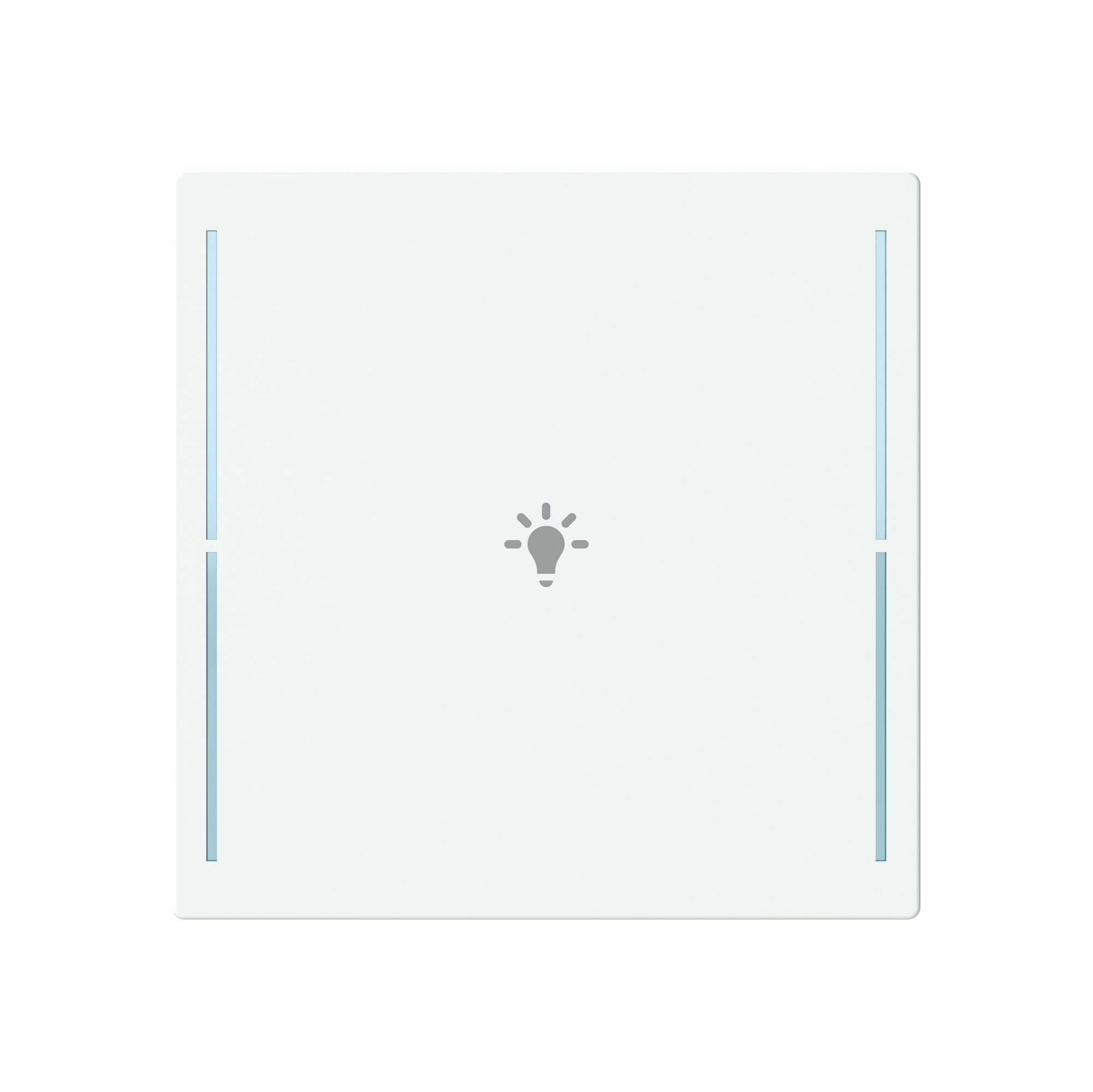 Tasterabdeckung ABB SIDUS touch 1-fach "Taster-Beleuchtung" weiss