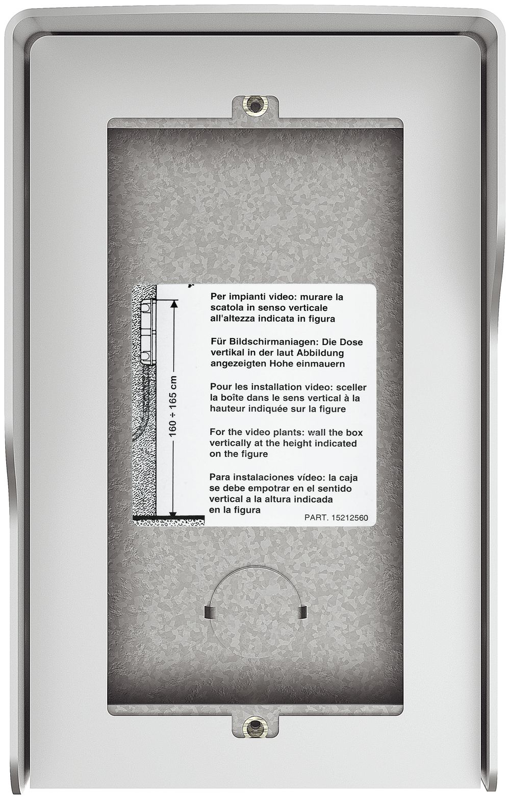 Scatola AP Sfera 2 moduli Al