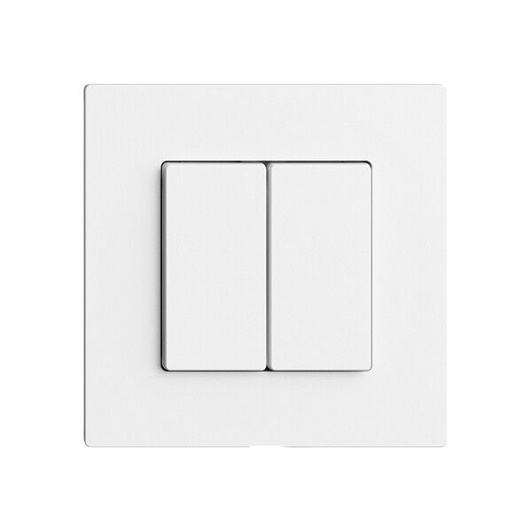 Interrupteur à poussoir EDIZIOdue Wiser a.stat.secondaire 2T 2A blanc