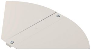 Deckel BET RBD W zu Bogen verstellbar 400mm Edelstahl A4 blank