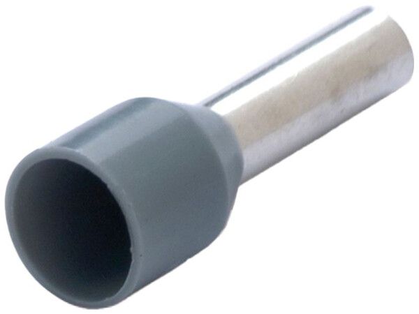 Embout de câble Plica BM 0.14mm² 8mm cuivre PP gris