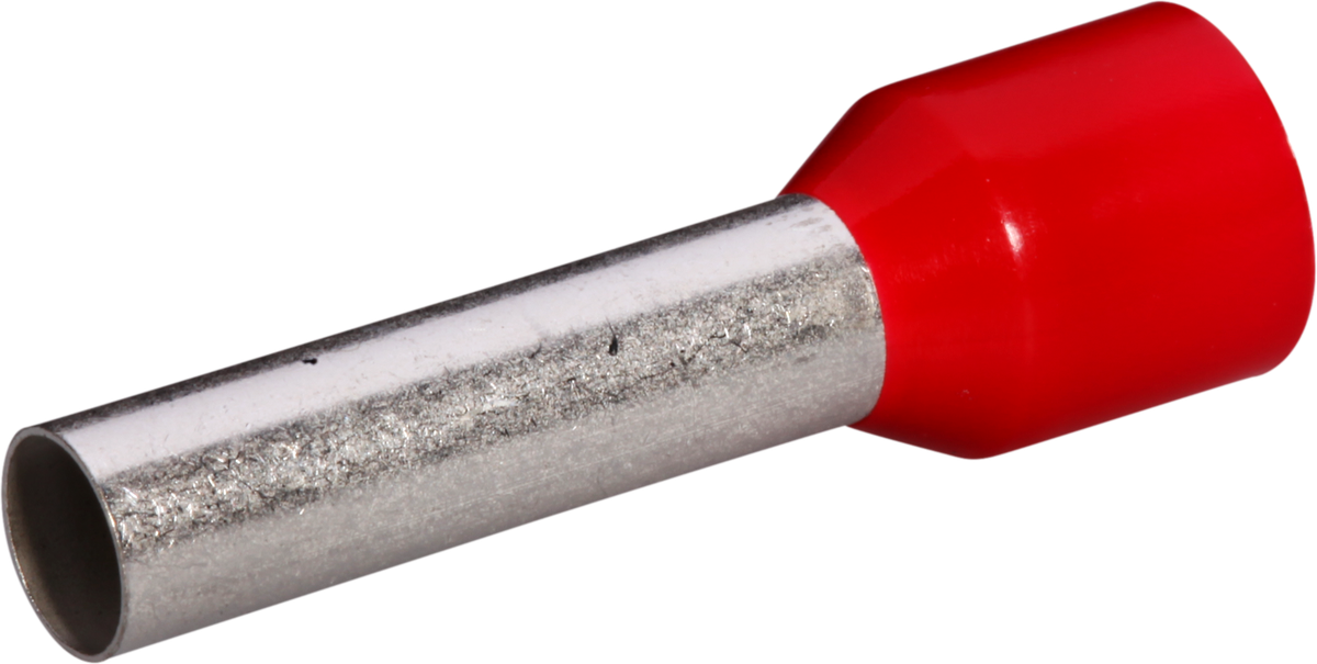 Aderendhülse Ferratec DIN isoliert 10mm²/18mm rot