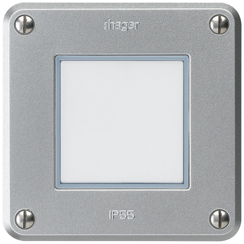UP-LED-Leuchte robusto C IP55 aluminium LED weiss