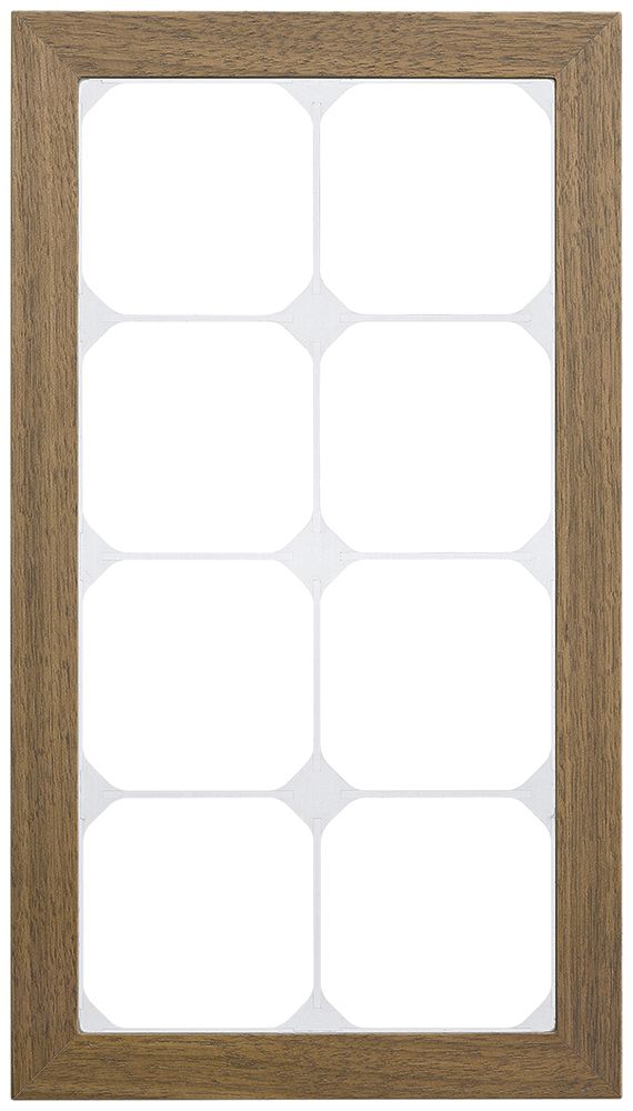 Abdeckrahmen KAL.art 4×2 274×154mm Nussbaum