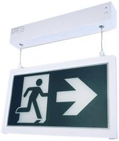 LED-Notleuchte Lumatec A29P, 3.5W Autonomie 1h LiFePO4 4 Piktogramme