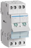 REG-Wechselschalter Hager SFL 25A 230V 0 Schliesser 0 Öffner 2 Wechsler 2TE