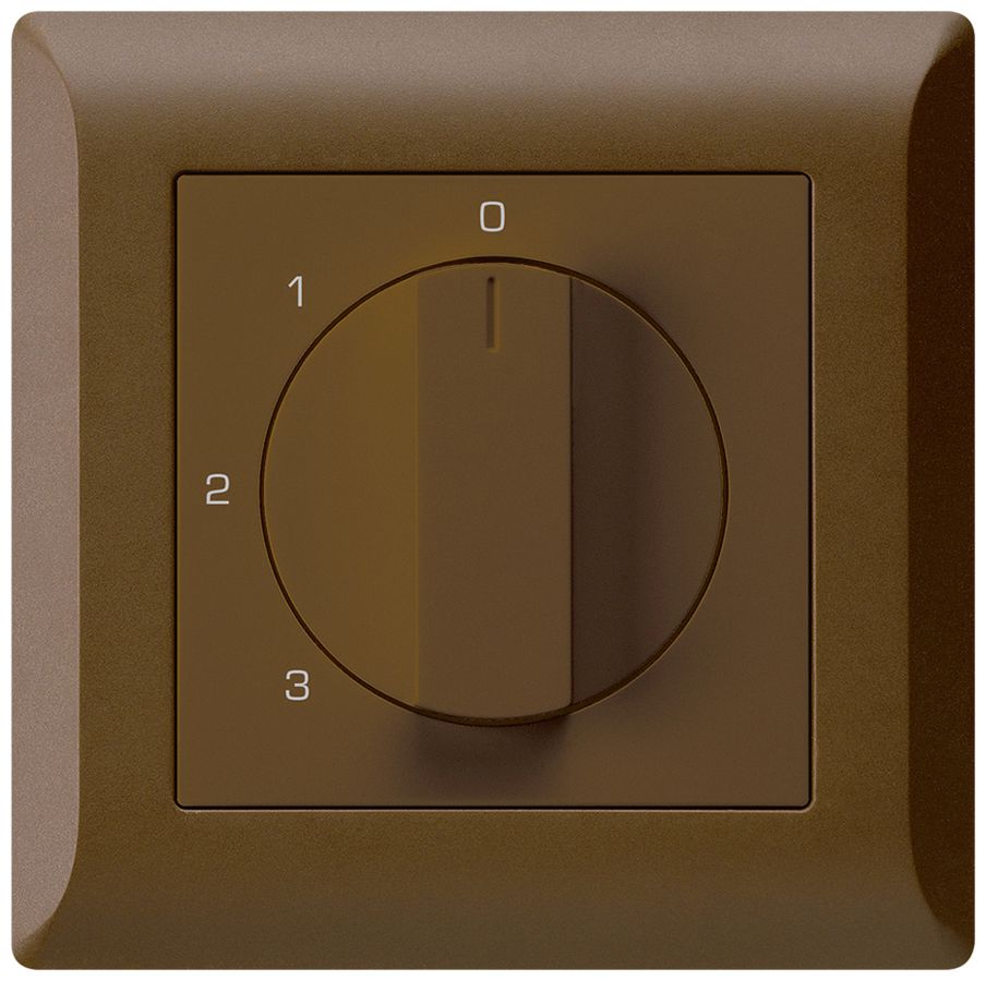 UP-Drehschalter kallysto.line 5/1L braun