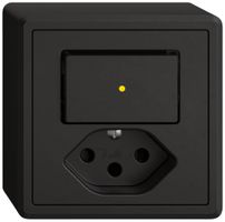 Combinazione AP EDIZIO.liv SNAPFIX® S6L+T13 shut.illuminazione frontale gi ne