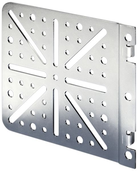Plaque de montage Rittal TS 8612.400 120×141.5mm poinçonnage acier 4pcs