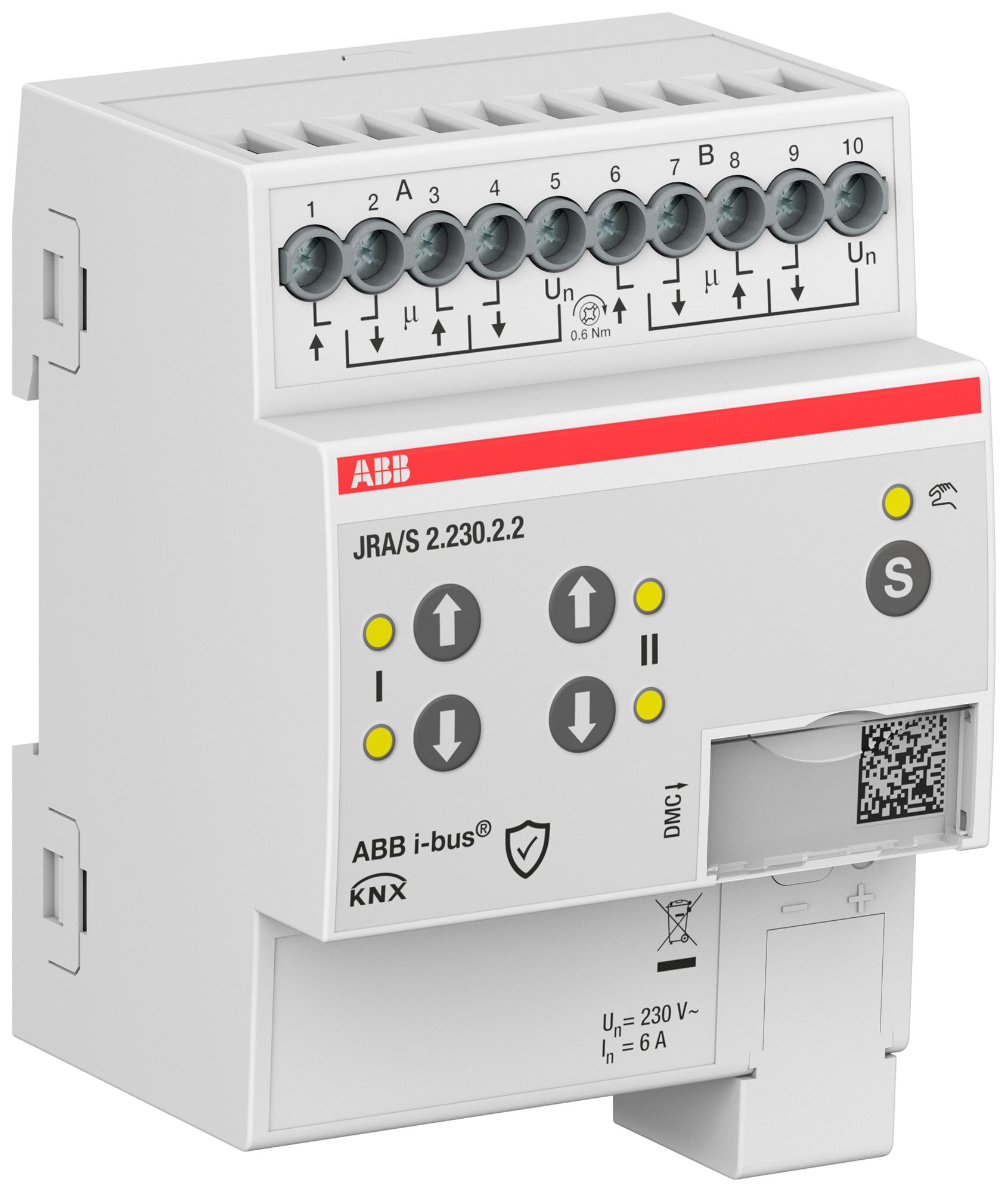 Attuatore per persiana AMD ABB JRA/S2.230.2.2 2-volte 6A/230VAC