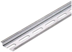 Barra profilata Weidmüller TS35 35×7.5×2000mm taglio 5.2×25mm acciaio sendzimir