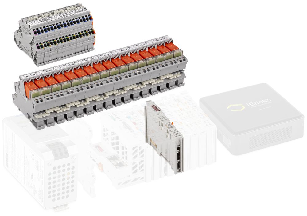 Kit d'extension API WAGO "stores vénitiens", module jalousie 8-canal, 230V