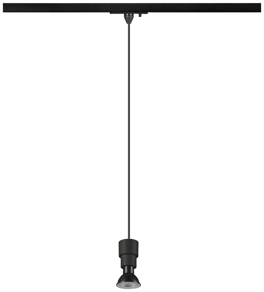 Luminaire suspendu SLV PURI 2.0 Basic AD1PH GU10 1×6W VAR Ø41mm noir