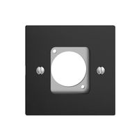 Montageset für XLR-Dose EDIZIOdue schwarz